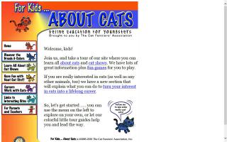 CFA: For Kids  - About Cats: Feline Education for Youngsters