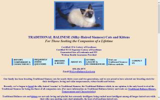 Traditional Balinese Cats and Kittens