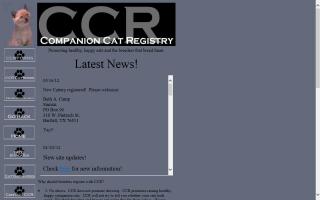 Companion Cat Registry - CCR
