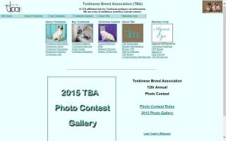 Tonkinese Breed Association - TBA